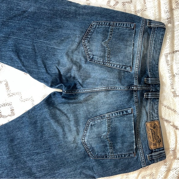 Diesel Men's Distressed Blue Jeans - Picture 8 of 12